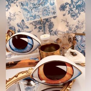 🆕 THE PROCURESS COLLECTION 🧿 All-Seeing Eye  Paperweight Decor - Orange & Gold